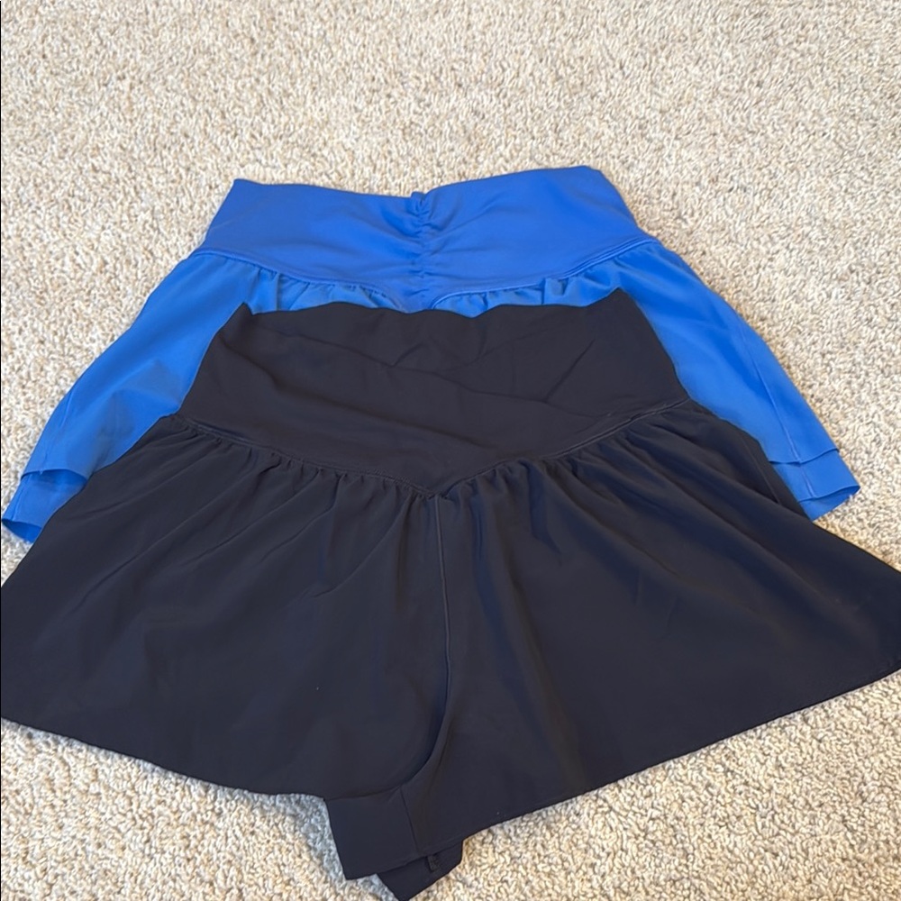 SOLD Aerie offline shorts Blue and Black